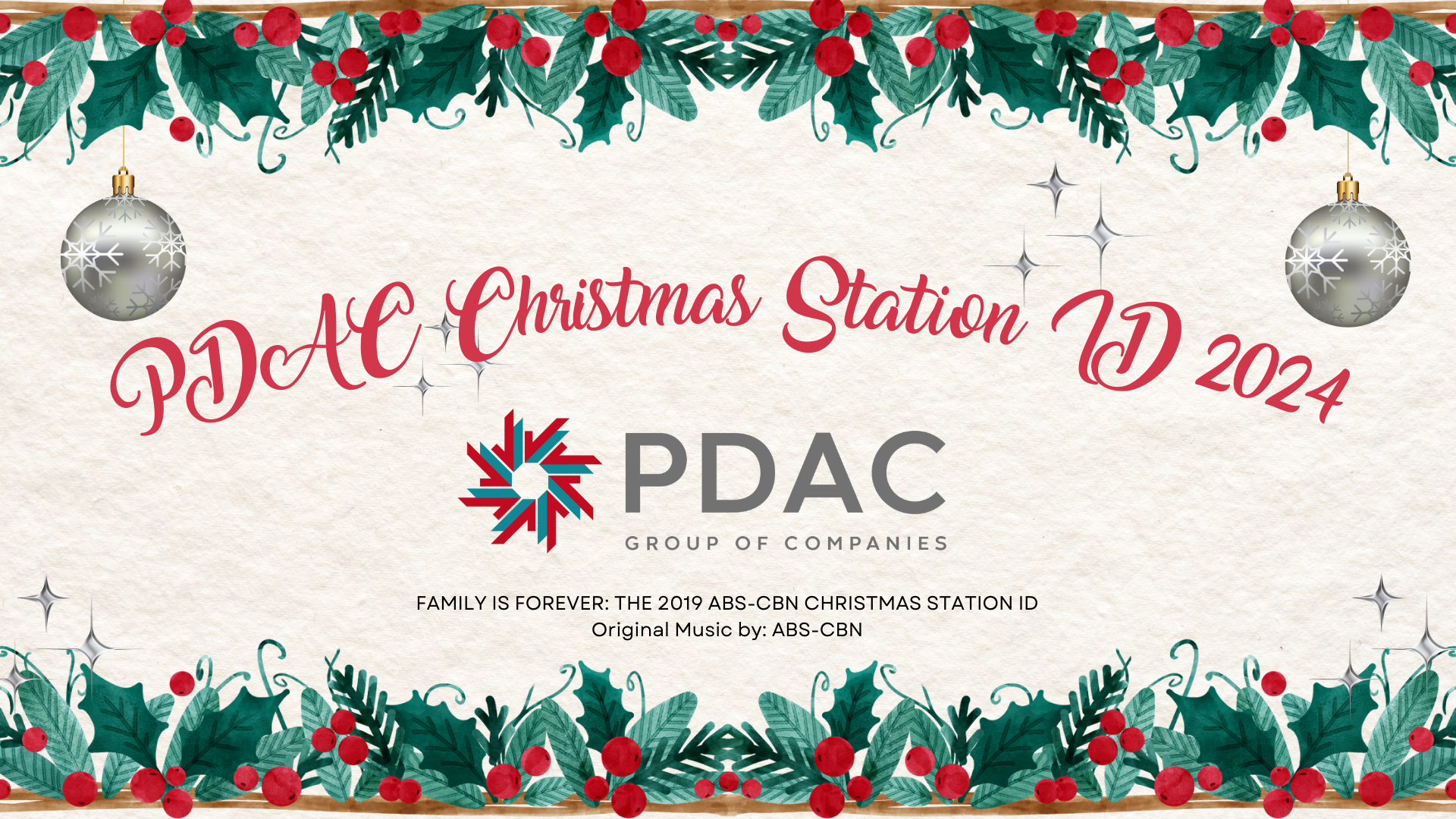 PDAC Christmas Station ID 2024
